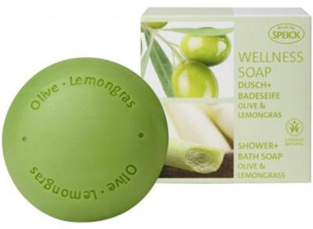 Speick Wellness Zeep Olijf & Lemongrass (200 gr) Productafbeelding 