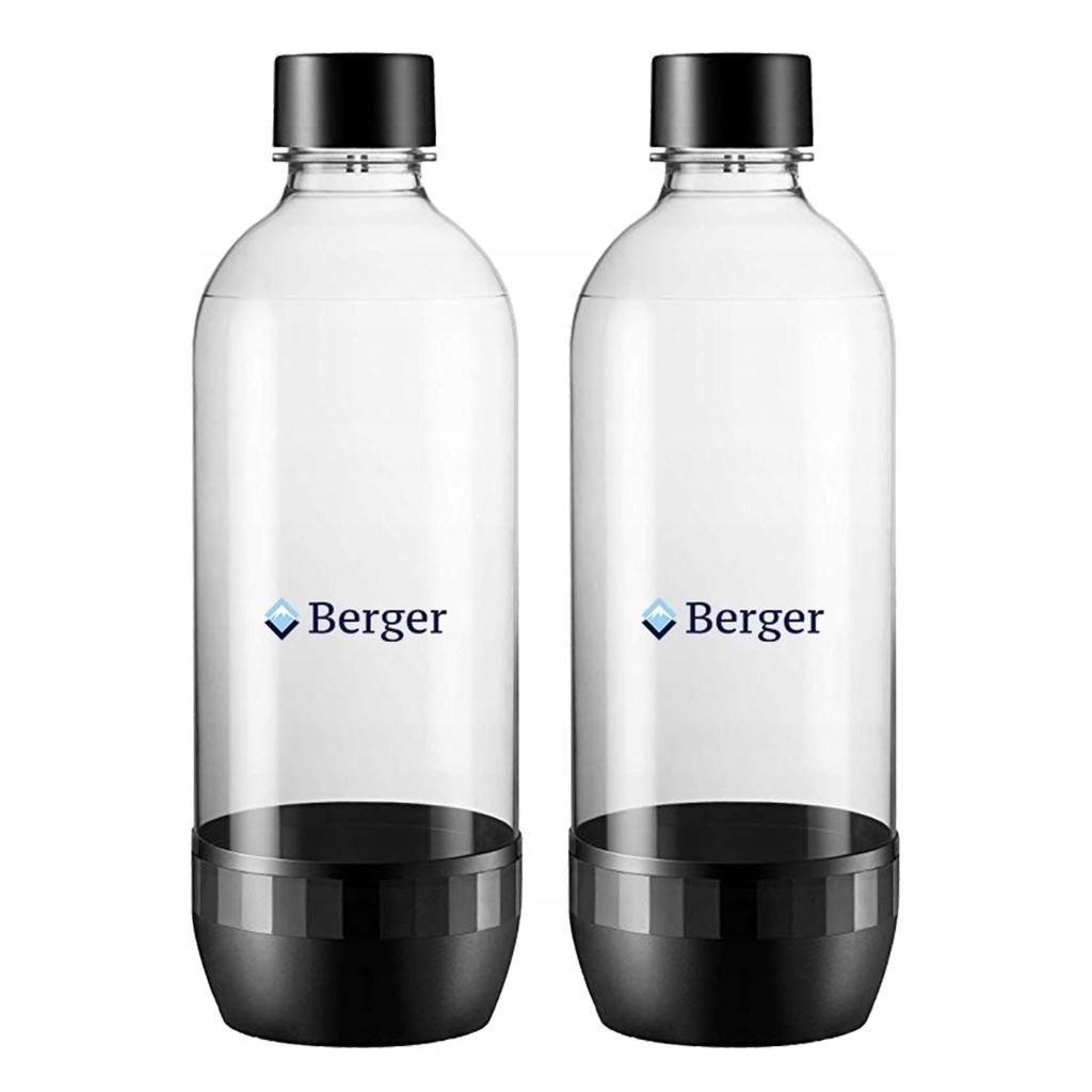 Berger 1 L Flaschen-Set (2 Stück) kompatibel mit SodaStream