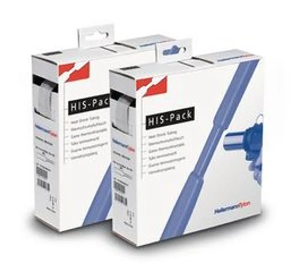 HellermannTyton tubo termorestringente trasparente 1,2 mmx0,6 mmx10 m