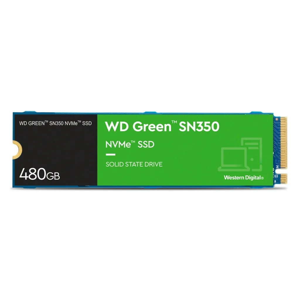 SSD NVMe 480GB WD Green SN350 WDS480G2G0C - Upgrade PC M.2 2280