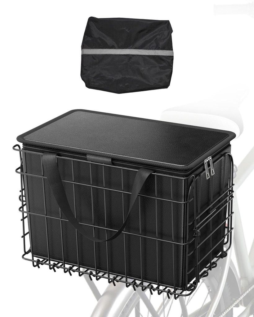Cesta trasera para bicicleta VEVOR, 340x210x225 mm, cesta Imagen del producto 