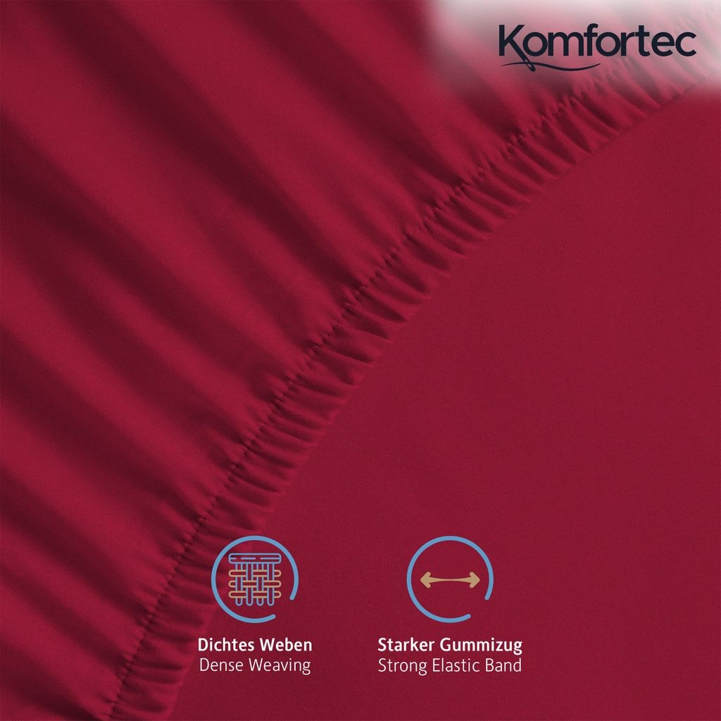 Komfortec Spannbettlaken 140x200 cm, Bettlaken Produktbild 2