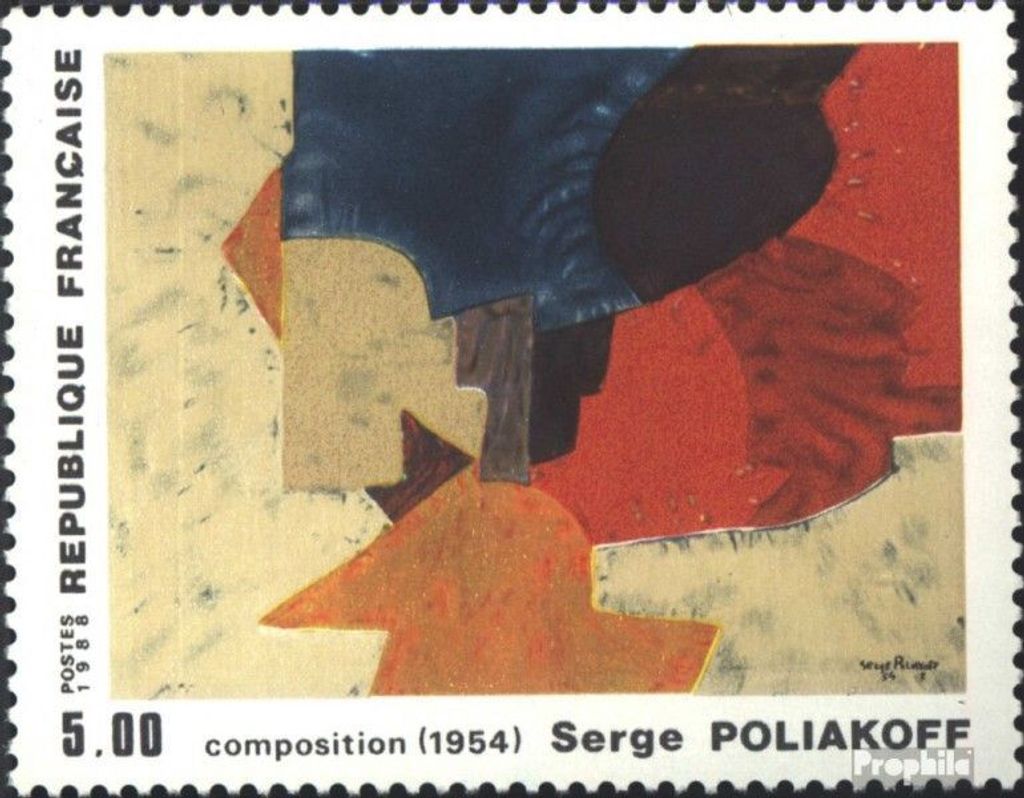 Briefmarken Frankreich 1988 Mi 2690 (kompl.Ausg.) postfrisch Kunst