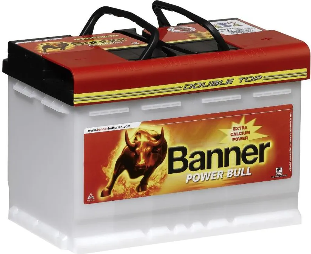 Batterie Banner P77 40 Power Bull PRO 77Ah 12V avec Technologie Calcium