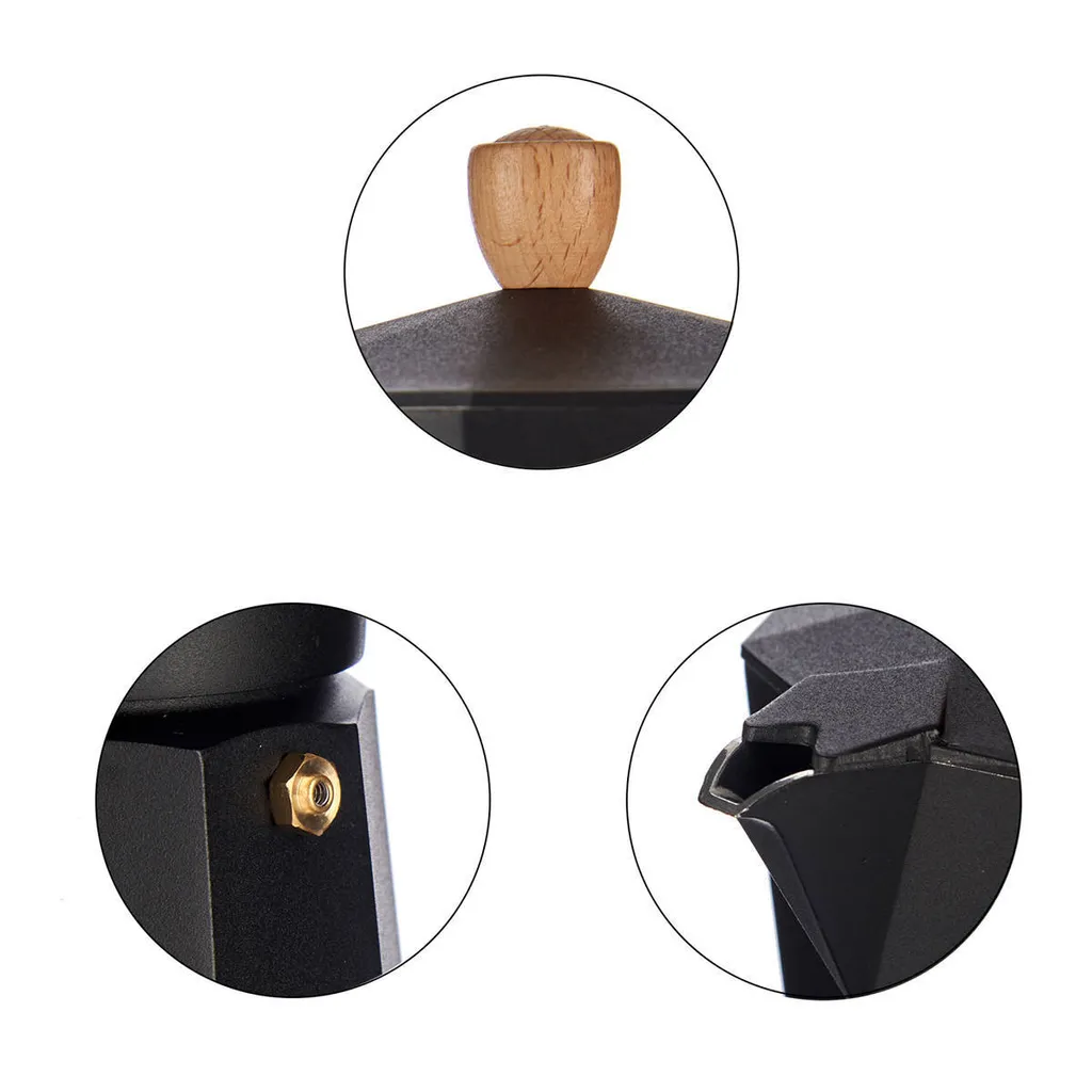 Cafetière italienne 6 tasses idéale pour petit-déjeuner convivial