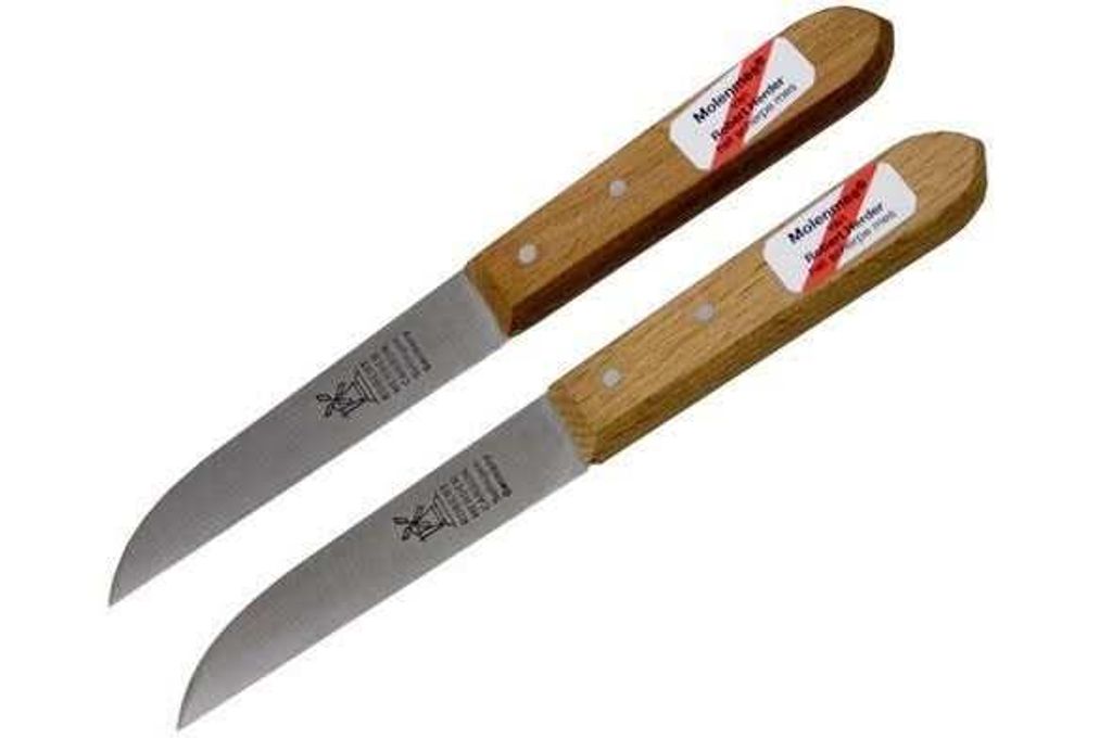 Robert Herder Molenmes - Hout - Lemmet 8.5 cm- 2 Stuks Productafbeelding 