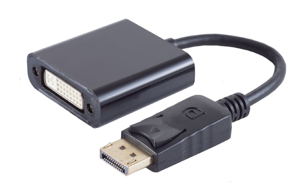 shiverpeaks BASIC-S Adapter DisplayPort - DVI 24+5 schwarz