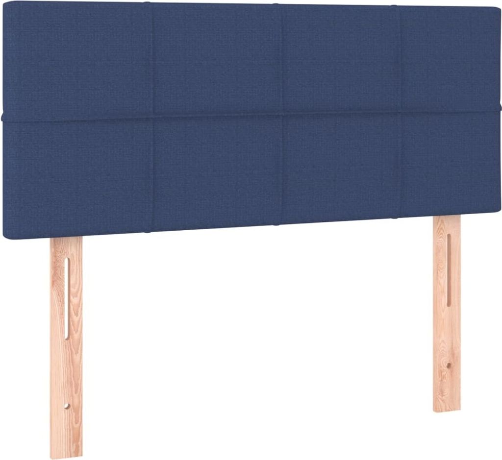 Kopfteil Blau 80x5x78/88 cm Stoff