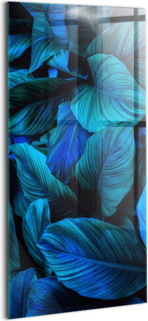 Designer Glasbild - Wandbild - Glas Bild - 60x120 cm - Tropische Natur