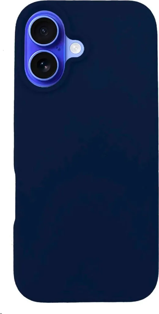 Cover iPhone 16 3mk Silicone Dark Navy - Test Caduta Militare Absorber - 7
