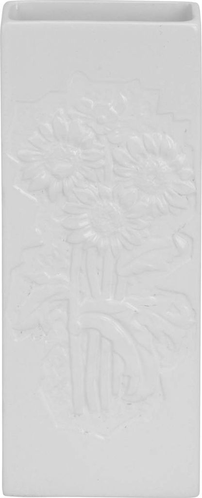 Luftbefeuchter aus Keramik, weiß mit Blumen-Motiv Produktbild 1