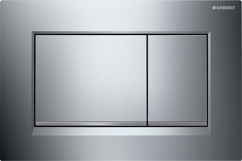 Geberit Sigma20 Betätigungsplatte, für 2-Mengen-Spülung, rechteckig, 115.883.KH.1