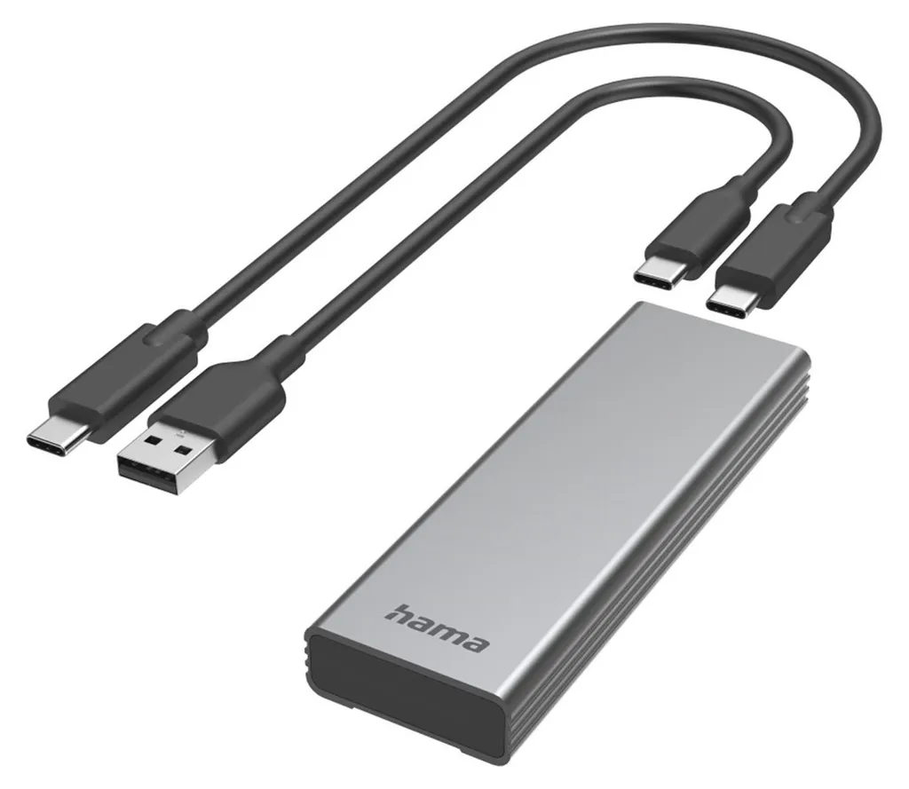 Boîtier SSD M.2 Hama 00200764 en Aluminium Gris Haute Dissipation