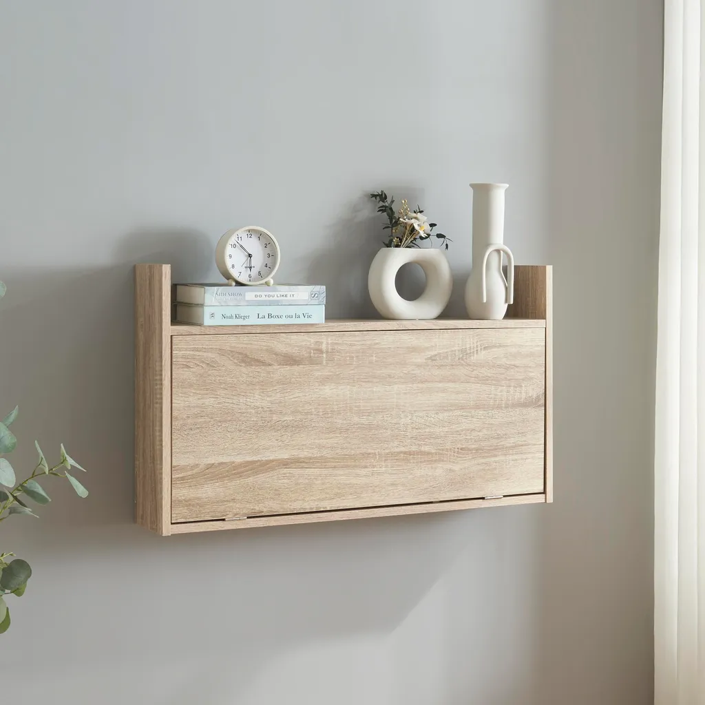 Bureau de télétravail compact pliable pour studio et petit appartement - 2