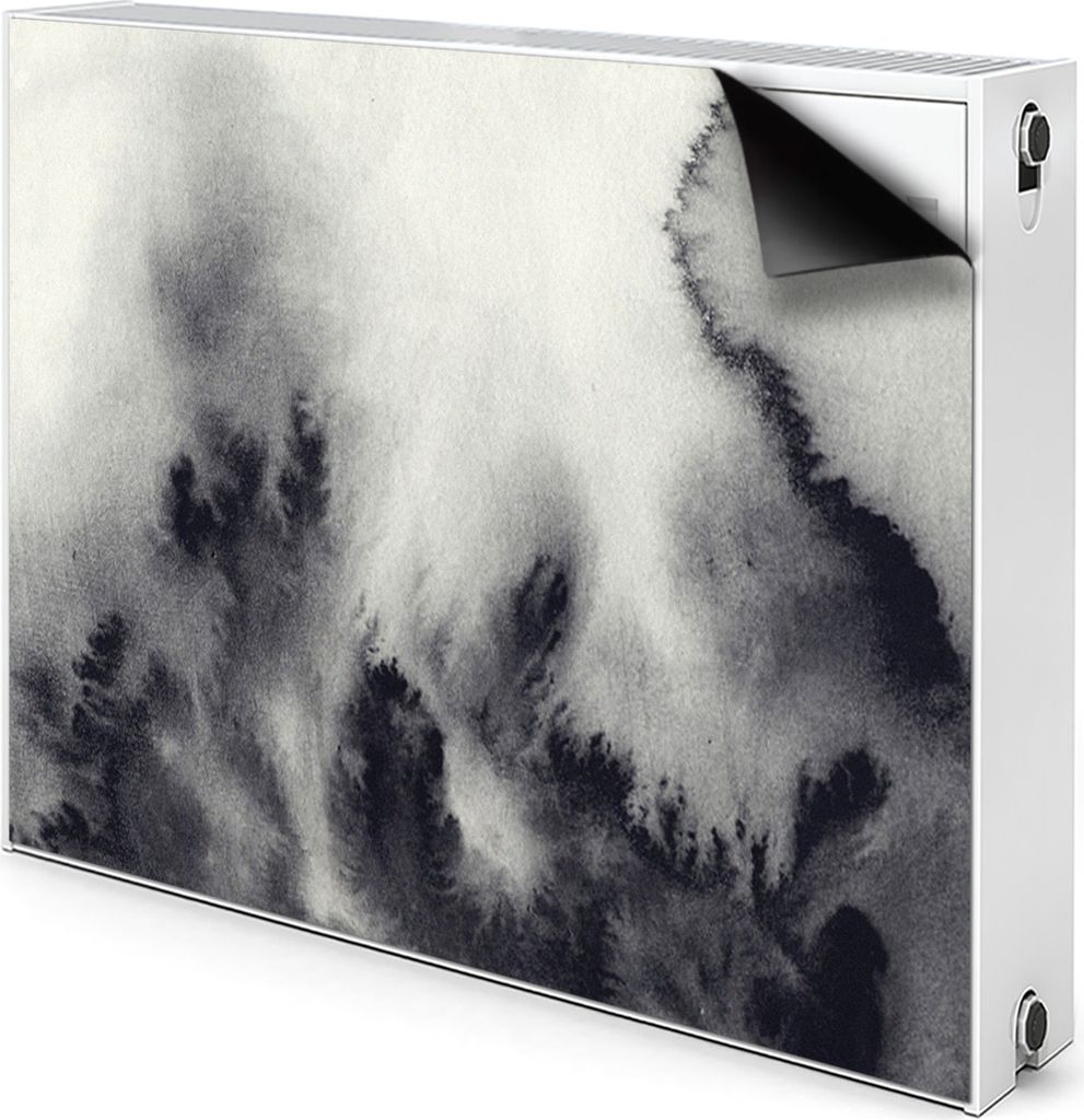 Magnet Heizkörperabdeckung Heizkörperverkleidung Verkleidung Abdeckung 90x60 cm - Flecken, Tinte