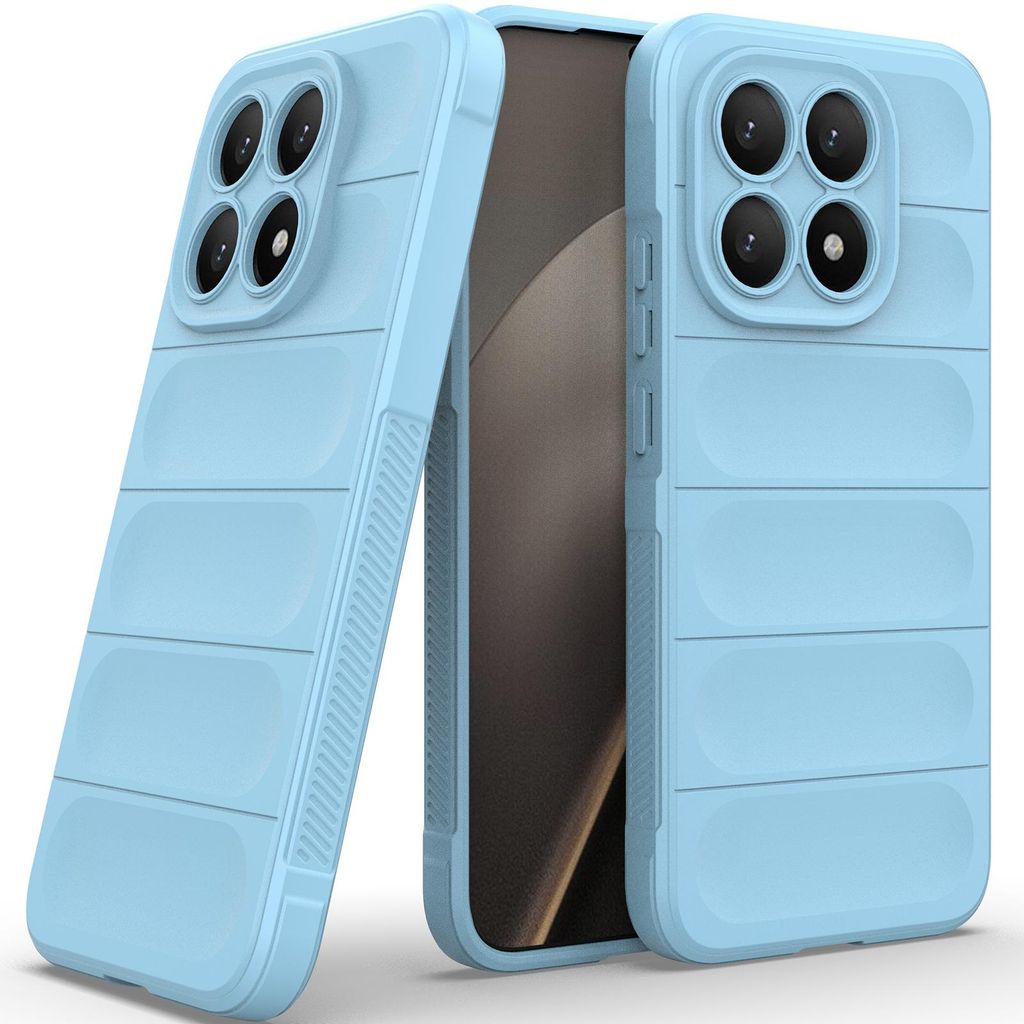 Handyhülle für Xiaomi 15T Weich TPU Silikon Stossfest Anti-rutsch Hülle Blau