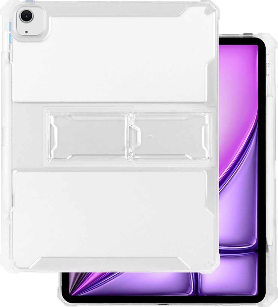 Für Apple iPad Pro 11 2024 Schock Hybrid TPU PC Hülle Cover Case Transparent