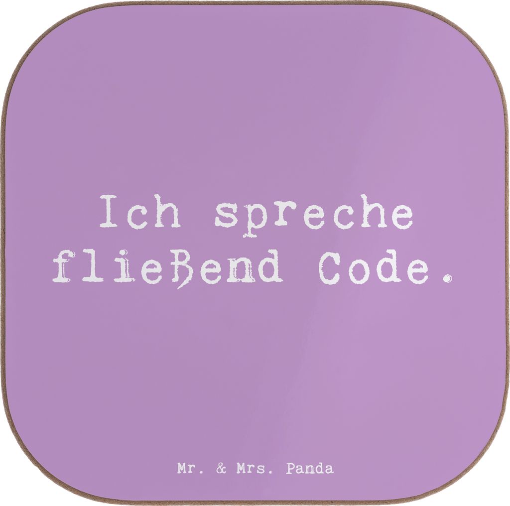 Mr. & Mrs. Panda Tassenuntersetzer Spruch Code Meister - Lavendeltraum - Geschenk, Programmierer, Berufsprodukte, Softwareentwickler, Softwareentwi...