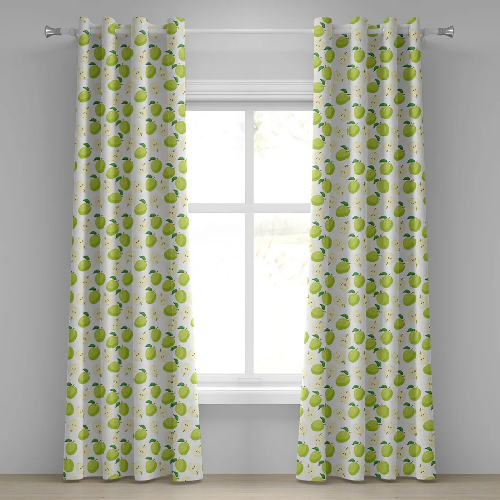 Tende Decorative Mele Verdi 280x225 - Arredo Casa Moderno ABAKUHAUS
