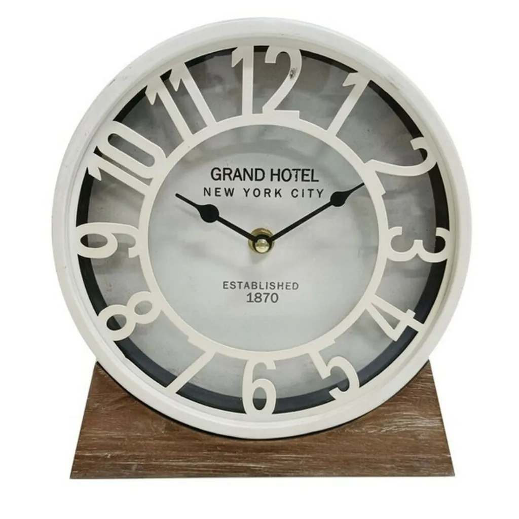 Orologio Versa Bianco Legno MDF 20 cm | Instagrammable Home Decor - 2