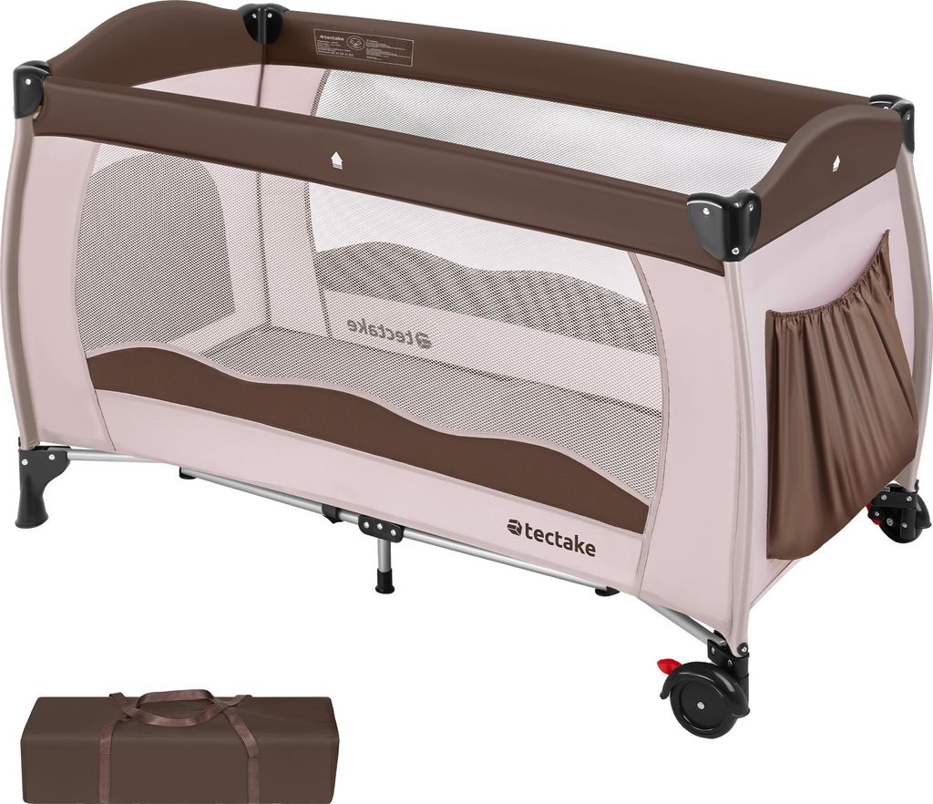Kinder Reisebett klappbar inklusive Tragetasche, 126 x 65 x Produktbild 