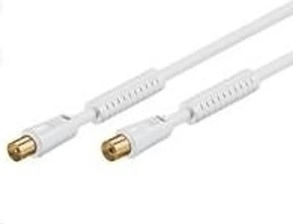 Offerta Cavo Antenna 10m Microconnect M/F Bianco - Solo 75 Ohm