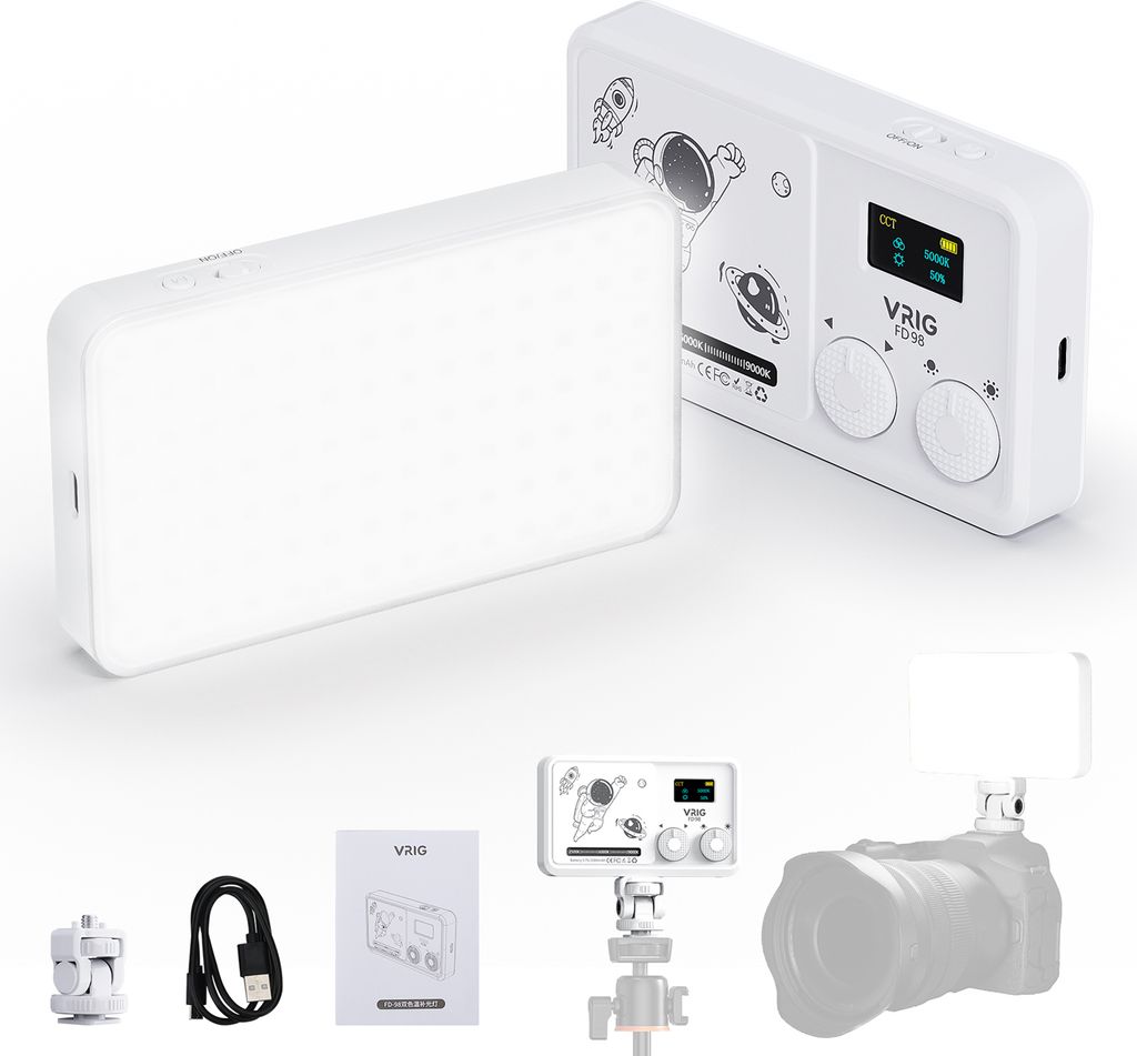 LED Selfie Fill Light Portable Handheld 3 Farbmodi für Smartphone Vlog Live Streaming