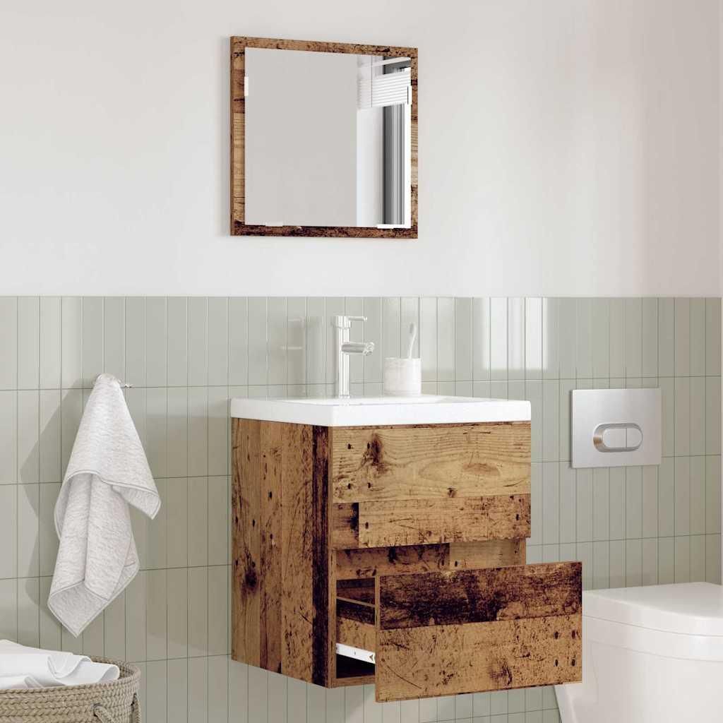 Maison Exclusive - Badezimmerschrank Altholz 41 x 38,5 x 45 cm Holzwerkstoff