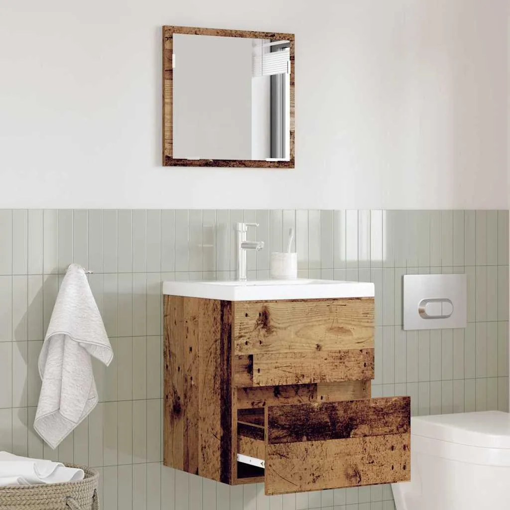 Maison Exclusive Mobile Bagno Legno Antico 41x38,5x45 cm - Arredo Lavabo