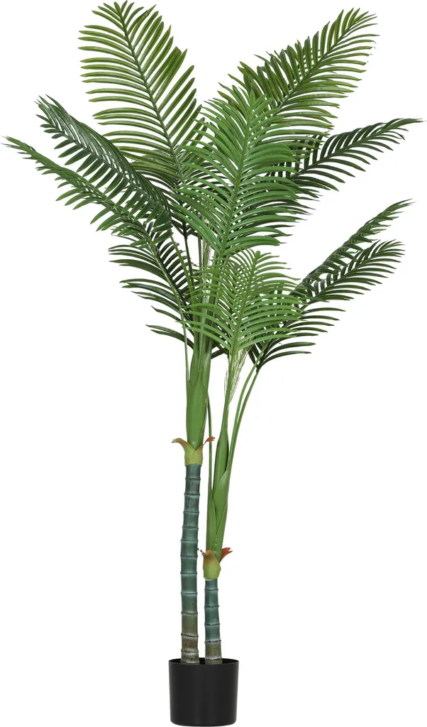 Arbre Artificiel Palmier Areca 180 cm - Feuillage Dense et Pot Inclus