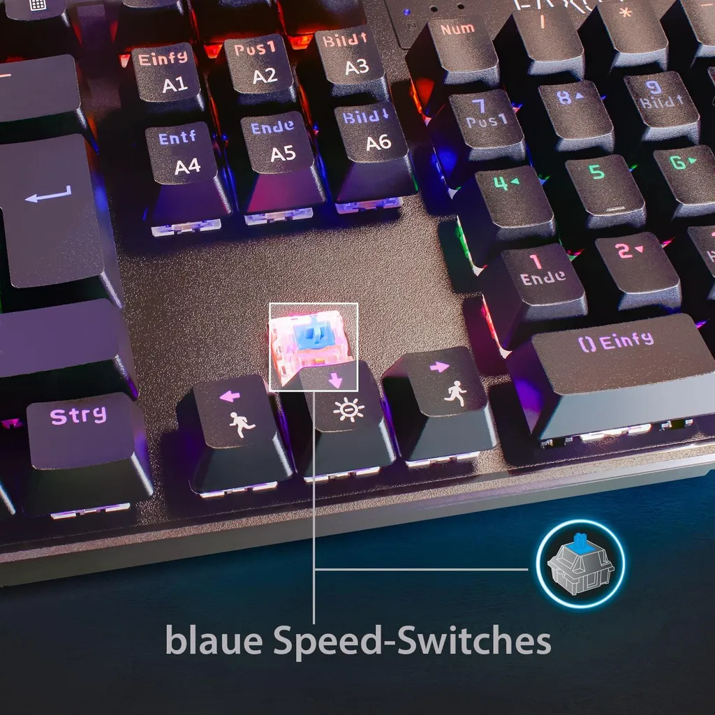 Clavier gaming LED haute performance pour setup de jeu PC mécanique - 6