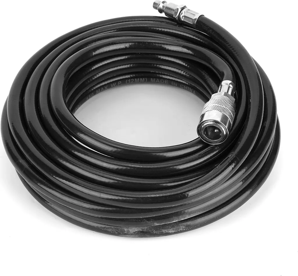 Évitez les fuites : tuyau air comprimé 7,5m PVC avec raccord américain