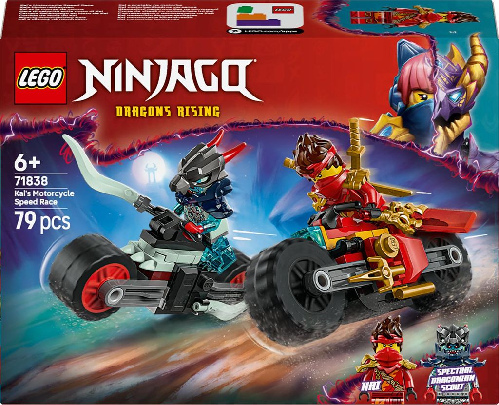 LEGO NINJAGO Gara di velocità sulla moto di Kai 71838 79 Immagine del prodotto 