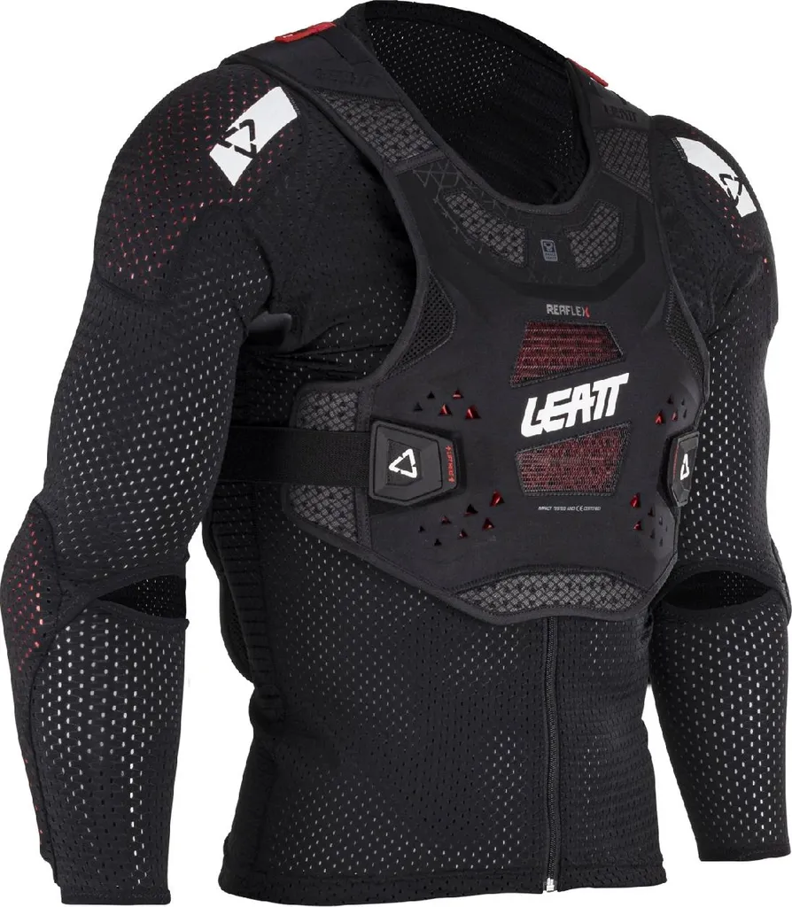 Protection haut du corps Leatt ReaFlex Noir S pour Enduro et Trail VTT