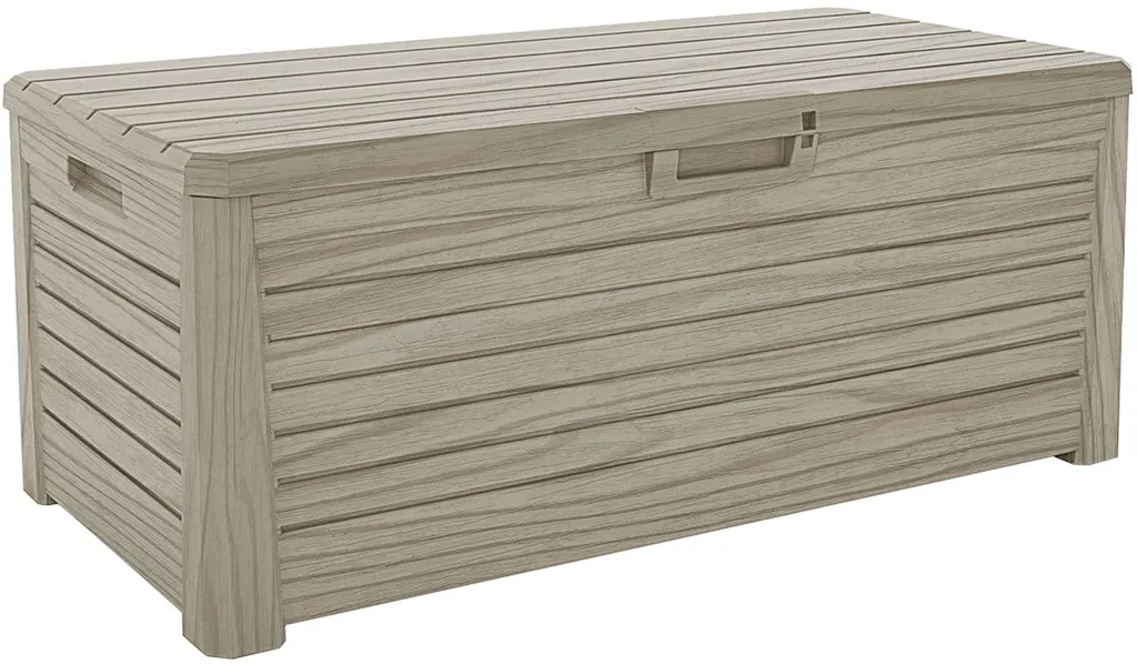 Coffre de rangement extérieur pour coussins 550L modèle Florida résine