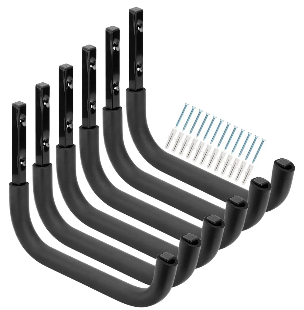 Supports muraux en acier pour échelle et outils de jardinage 31 cm