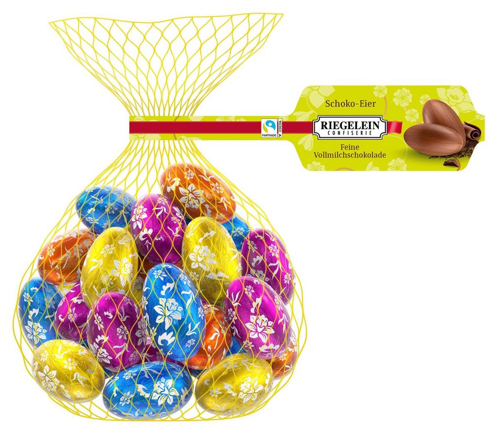 Riegelein Massive Eier im Netz aus feiner Produktbild 