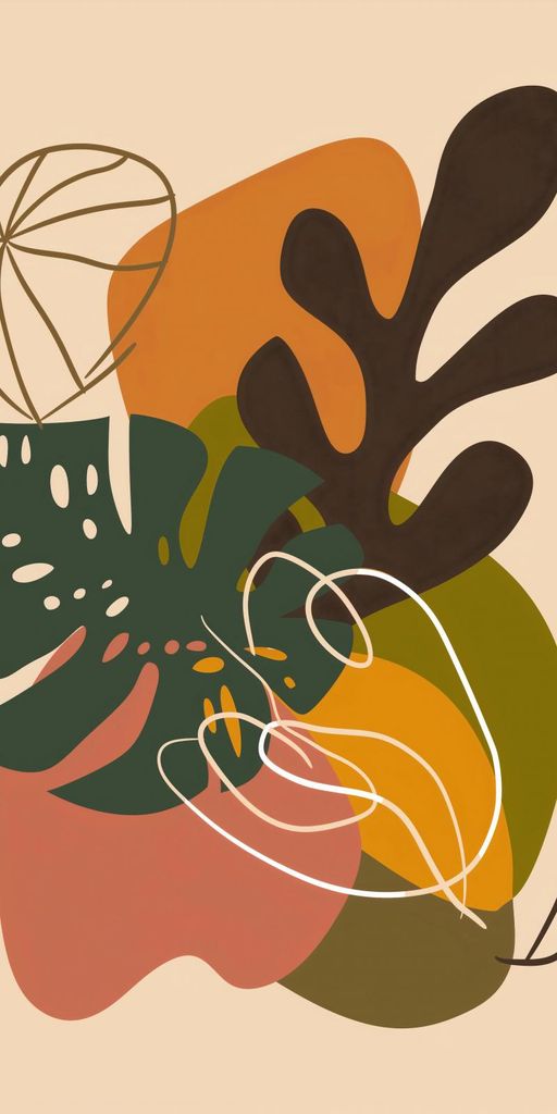 Plakat 50x100cm Waldkomposition
