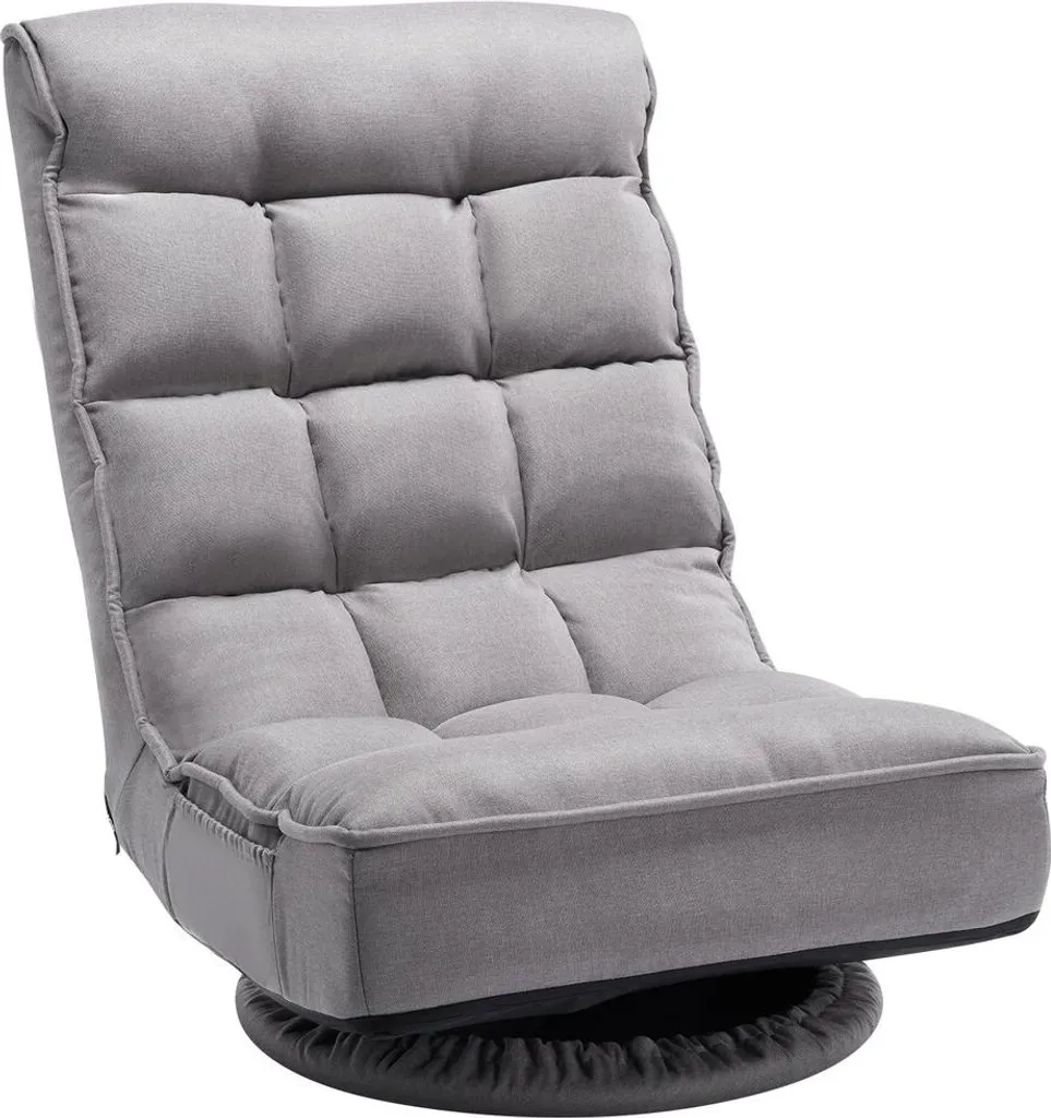 Fauteuil gaming pivotant à 360° avec dossier rabattable réglable G04