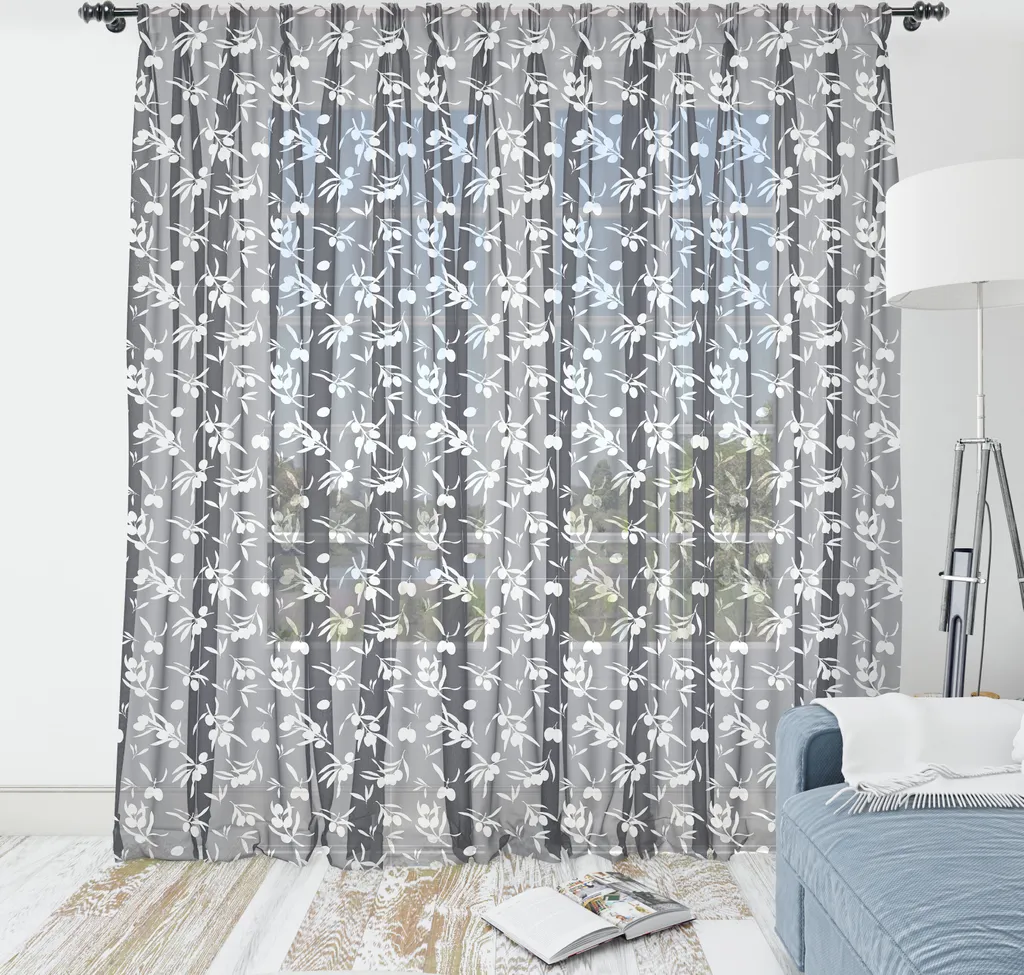 Decorazione Parete Ulivo Mediterraneo ABAKUHAUS - Arazzo Seta 274x274