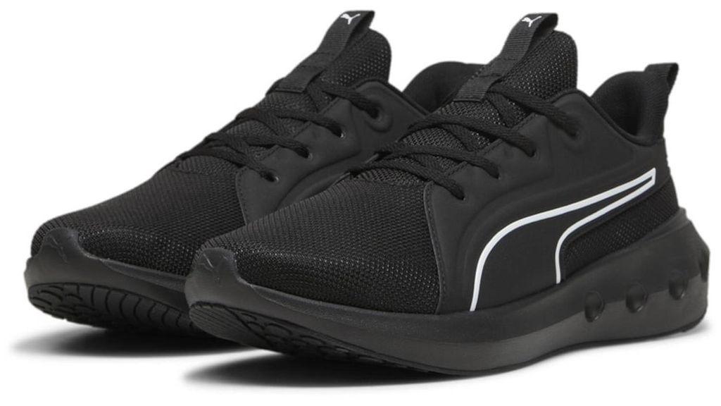 Puma Softride Carson Sportschuhe in Übergrößen Schwarz 310154-01 große Unisexschuhe, Größe:47