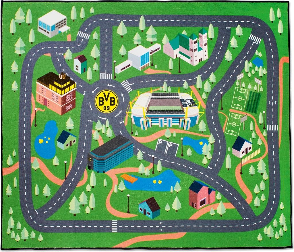 Borussia Dortmund BVB Spielteppich