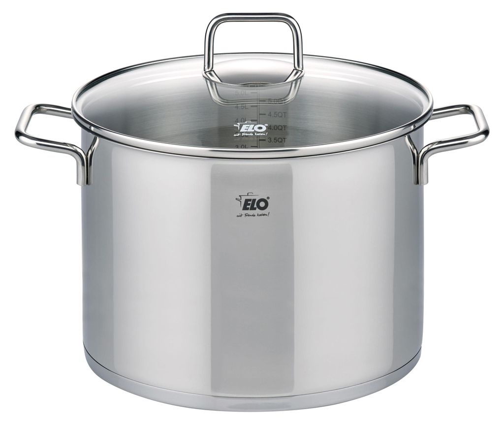 Elo Citrin 72446 Kochtopf inkl. Deckel, Edelstahl, 26 cm Produktbild 
