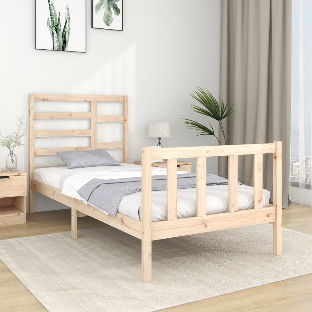 Design Möbel Massivholzbett 75x190 cm - 2024 Neu