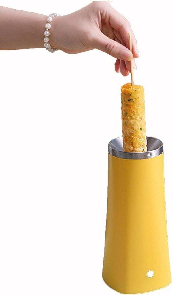 Elektrische Omelet Maker Mini Fornuis Automatisch EU 220V Dooier Geel