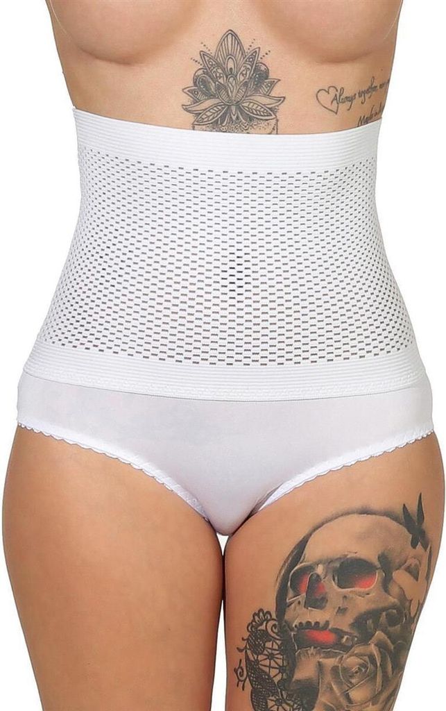 Shape Shorts Seamless Bauchkiller Miederhose Shapewear "Bauchweg-Hose"; Weiß XL