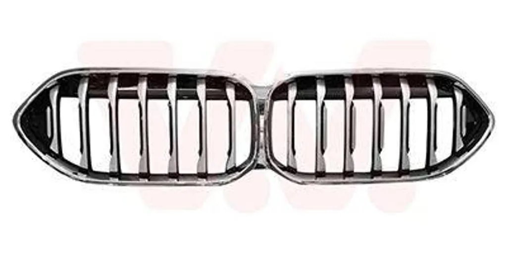 Calandre de Remplacement BMW Série 2 Gran Coupé F44 Van Wezel Chrome Noir