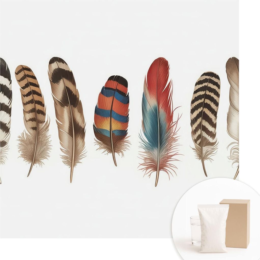 Fototapete - Wandbilder für Wohnzimmer - 250x250 cm - Dekorative Wandfolie - Modernes Design für Wanddekoration - Tapeten für Innenräume - Bunt...