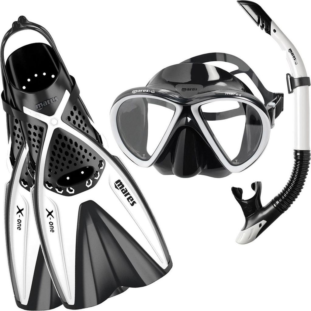 MARES Set X-ONE MAREA WHITE BLACK L/XL