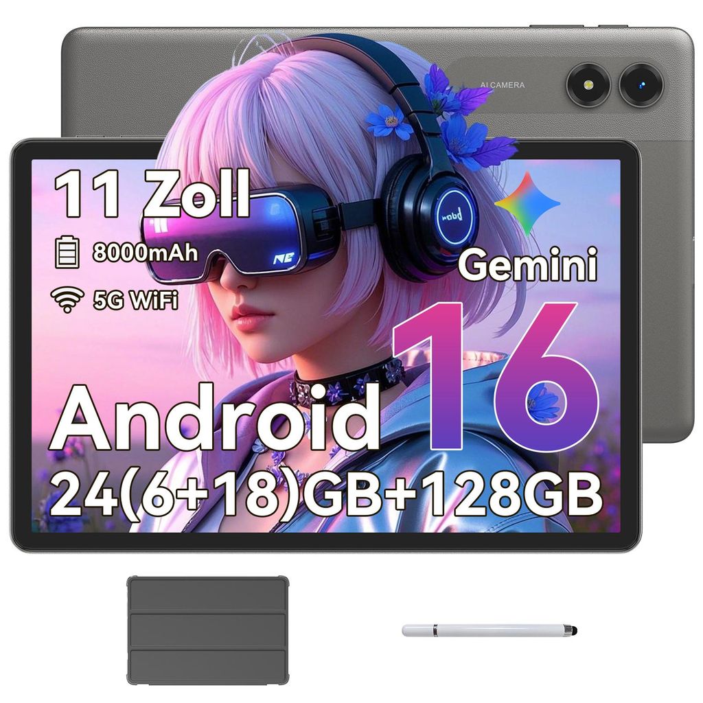 TABWEE Tab50 Tablet Inkl. Schutzhülle und Stift, Android 16 Produktbild 